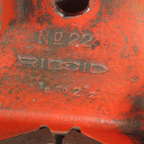 Ridgid No. 22 1/8" to 2-1/2" Capacity Bench Yoke Pipe Vise