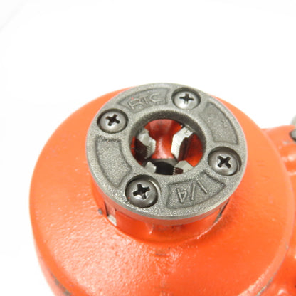 RIDGID D-286 12-R 1/4" NPT Manual Ratchet Pipe Threader W/ Die Head