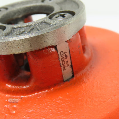 RIDGID D-286 12-R 1/4" NPT Manual Ratchet Pipe Threader W/ Die Head