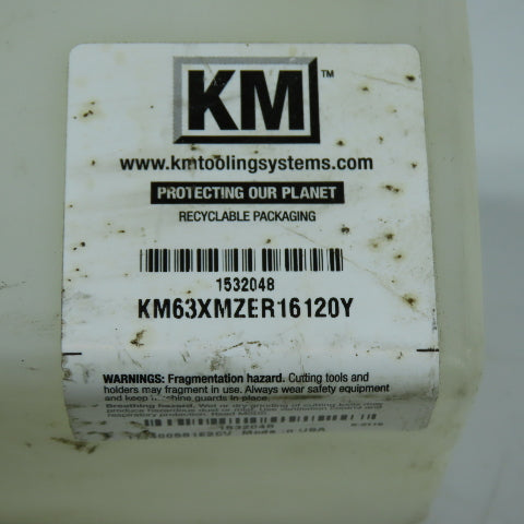 Kennametal 1532048 KM63XMZER16120Y KM63 ER16 Collet Chuck Toolholder