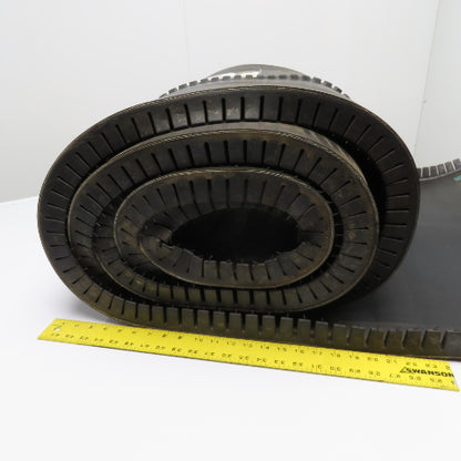Schenck Process 33" x 224" Corrugated Sidewall Conveyor Belt With Lacing Cable