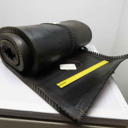 Schenck Process 33" x 224" Corrugated Sidewall Conveyor Belt With Lacing Cable