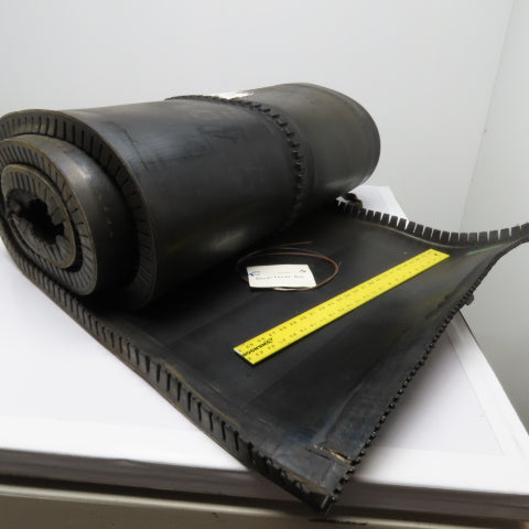 Schenck Process 33" x 224" Corrugated Sidewall Conveyor Belt With Lacing Cable