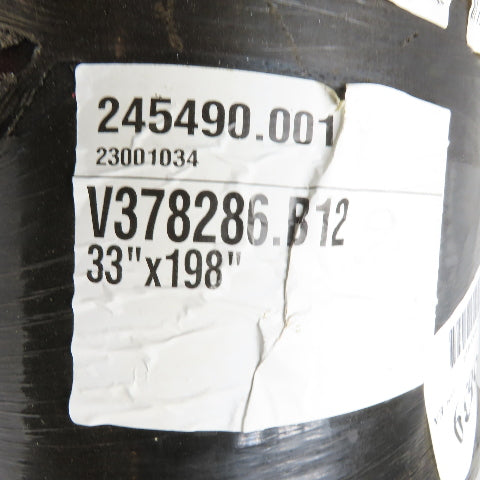 Schenck Process 33" x 198" Corrugated Sidewall Conveyor Belt With Lacing Cable