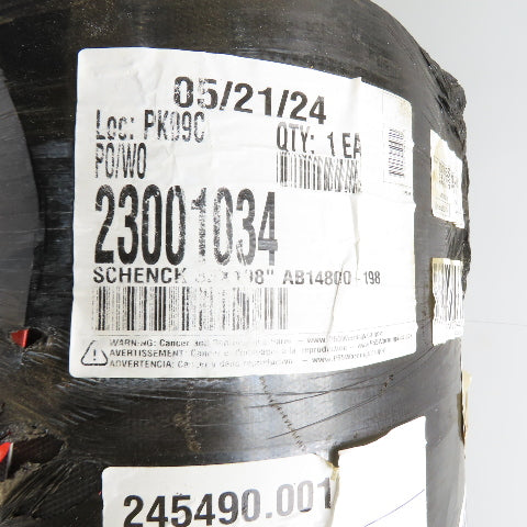 Schenck Process 33" x 198" Corrugated Sidewall Conveyor Belt With Lacing Cable