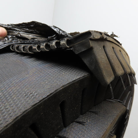 Schenck Process 33" x 198" Corrugated Sidewall Conveyor Belt With Lacing Cable