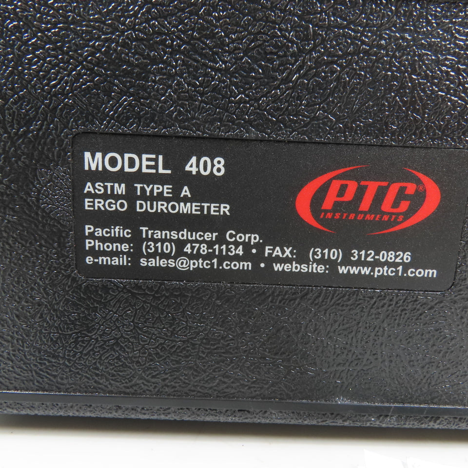 PTC Instruments 408 ASTM Type A Ergo Style Analog Durometer 0-100