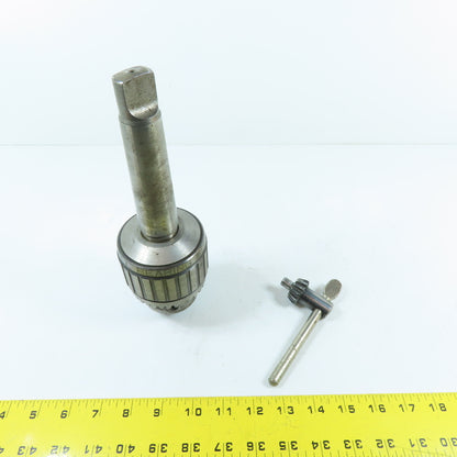Jacobs 18N Ball Bearing Keyed Drill Chuck 1/8-3/4" JT4 Taper Chuck Key