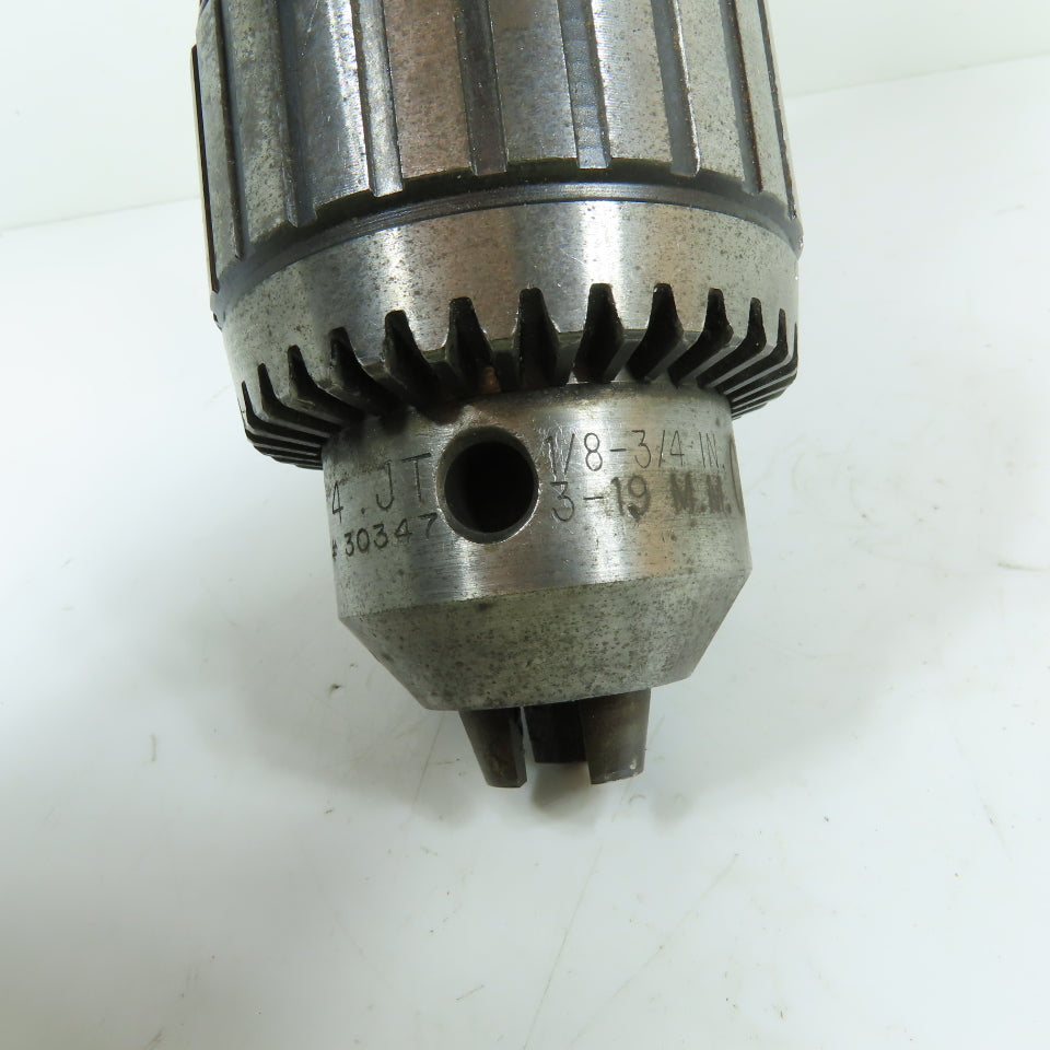 Jacobs 18N Ball Bearing Keyed Drill Chuck 1/8-3/4" JT4 Taper Chuck Key