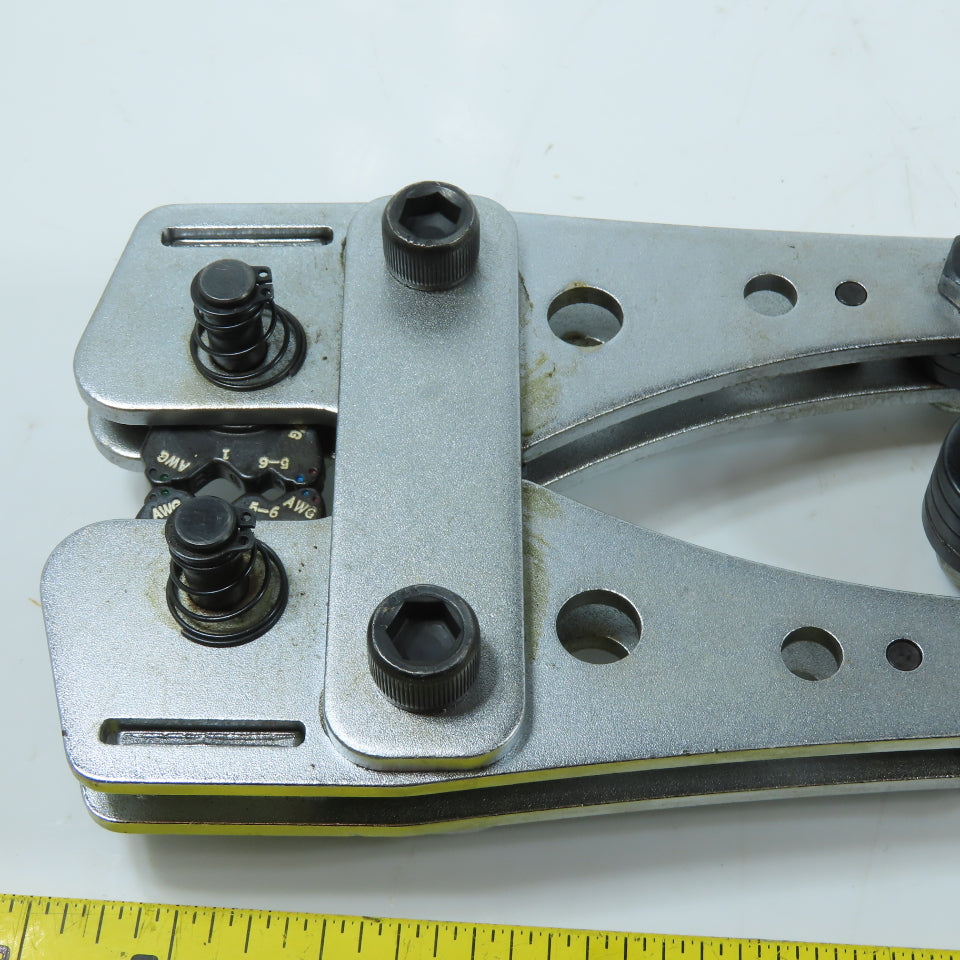 FCI MRC840 Mechanical Rotatable Crimp Tool 8-4/0 AWG Copper
