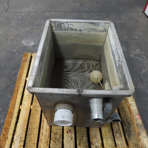 30 Gallon Stainless Steel Wash Tank Reservoir W/ Float Threaded Ports