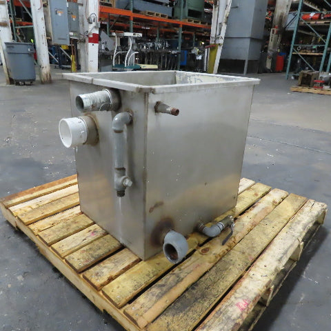 30 Gallon Stainless Steel Wash Tank Reservoir W/ Float Threaded Ports