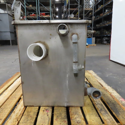 30 Gallon Stainless Steel Wash Tank Reservoir W/ Float Threaded Ports