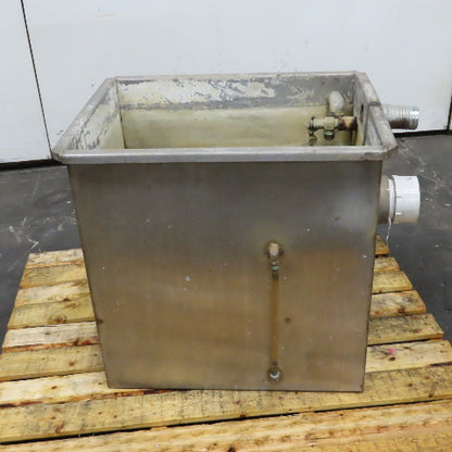 30 Gallon Stainless Steel Wash Tank Reservoir W/ Float Threaded Ports