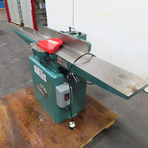Grizzly G 0500 8" x 75" Woodworking Jointer 2HP 110V/220V 1Ph 4-Knife Tested