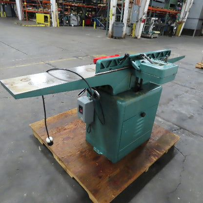 Grizzly G 0500 8" x 75" Woodworking Jointer 2HP 110V/220V 1Ph 4-Knife Tested