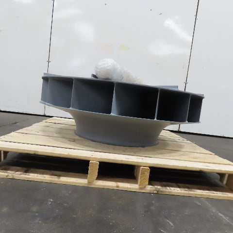 40" Centrifugal Blower Fan Impeller Wheel Shaft Assembly 16 Blade 2-7/16" Shaft