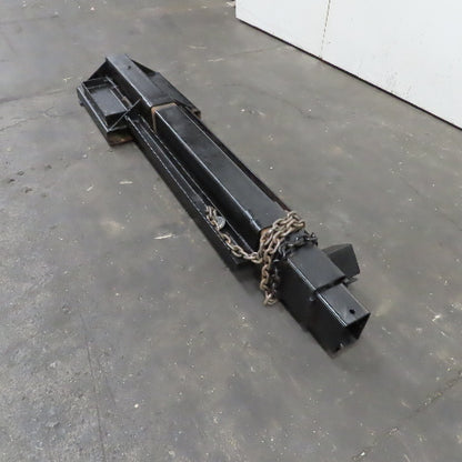 12' Extended Telescoping Forklift Boom W/Safety Chains Unrated