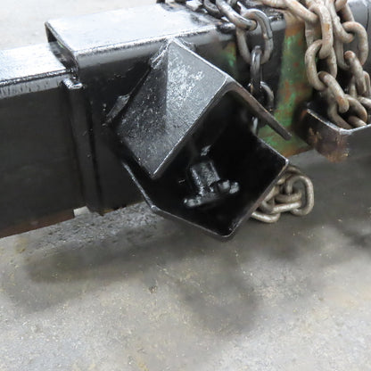 12' Extended Telescoping Forklift Boom W/Safety Chains Unrated