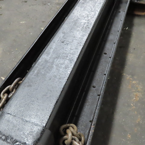 12' Extended Telescoping Forklift Boom W/Safety Chains Unrated
