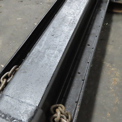 12' Extended Telescoping Forklift Boom W/Safety Chains Unrated