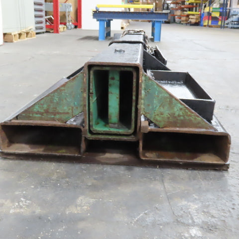 12' Extended Telescoping Forklift Boom W/Safety Chains Unrated