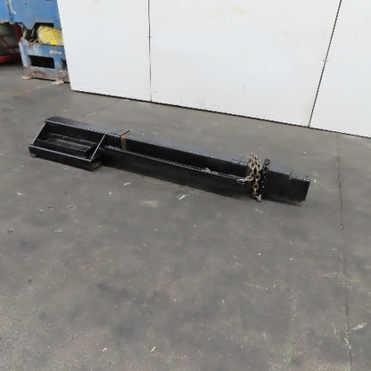 12' Extended Telescoping Forklift Boom W/Safety Chains Unrated