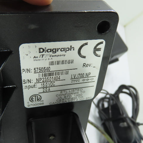 Diagraph 5750540 Handheld Ink Jet Printer Controller Assembly 15VDC