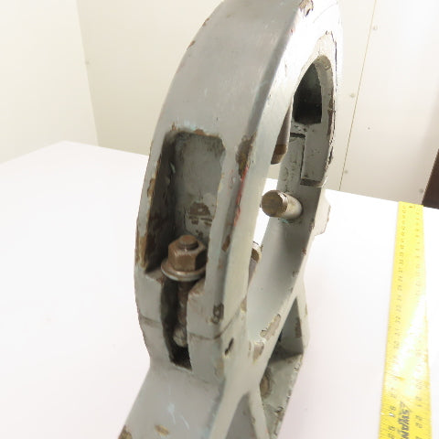 3 Point Swing Top Lathe Steady Rest 8-1/2" Bore 10" Center Height