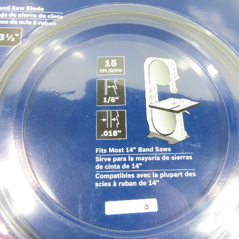 Bosch BS9312-15S 93-1/2" Wood Band Saw Blade 1/8" 15 TPI