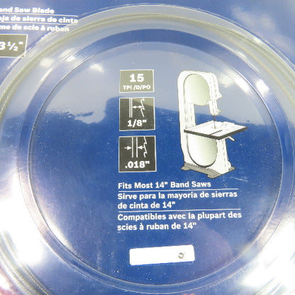 Bosch BS9312-15S 93-1/2" Wood Band Saw Blade 1/8" 15 TPI