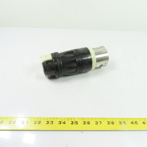 Leviton 50A 3-Pole 4-Wire Twist Lock Locking Plug 125/250V