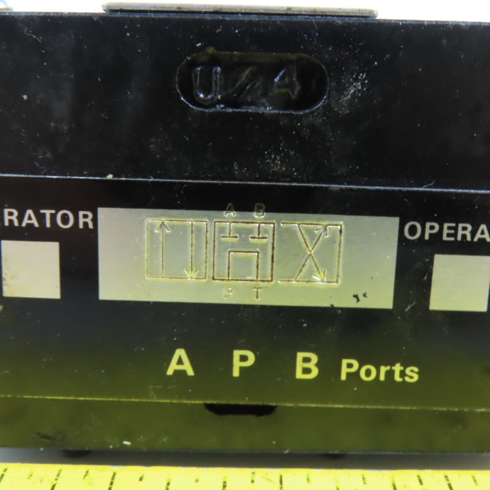 Parker D1VL8C51 Manual Lever Hydraulic Directional Control Valve 5000PSI