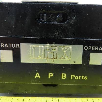Parker D1VL8C51 Manual Lever Hydraulic Directional Control Valve 5000PSI