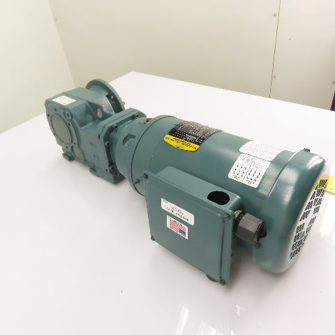 Dodge Quantis BF383CN140TC 1HP AC Gear Motor Reducer 3Ph 230/460V 26.9:1 Ratio