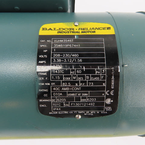 Dodge Quantis BF383CN140TC 1HP AC Gear Motor Reducer 3Ph 230/460V 26.9:1 Ratio