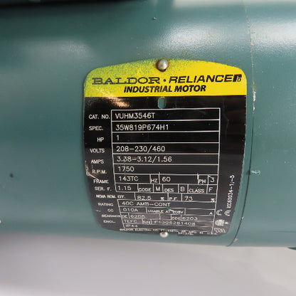 Dodge Quantis BF383CN140TC 1HP AC Gear Motor Reducer 3Ph 230/460V 26.9:1 Ratio
