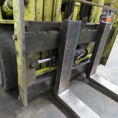 Mitsubishi FGC25 5000lb LP Gas Forklift 130" Lift 3-Stage Mast Side Shift