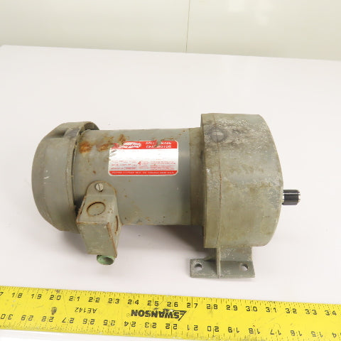 Dayton 2Z843 1/3HP AC Gearmotor 115V 1Ph 90RPM 19.0:1 Ratio Tested
