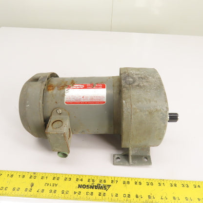 Dayton 2Z843 1/3HP AC Gearmotor 115V 1Ph 90RPM 19.0:1 Ratio Tested