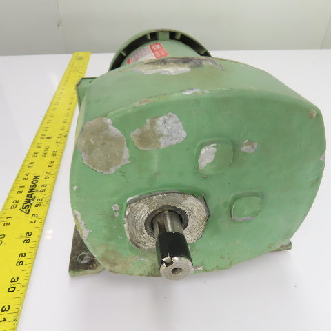 Dayton 2Z843 1/3HP AC Gearmotor 115V 1Ph 90RPM 19.0:1 Ratio Tested