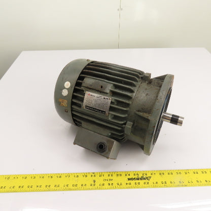 TECO AEVC 5HP AC Electric Motor 230/460V 3Ph 112M Frame 1730RPM