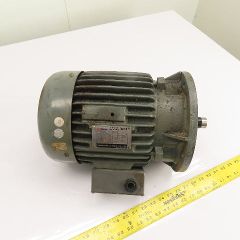 TECO AEVC 5HP AC Electric Motor 230/460V 3Ph 112M Frame 1730RPM
