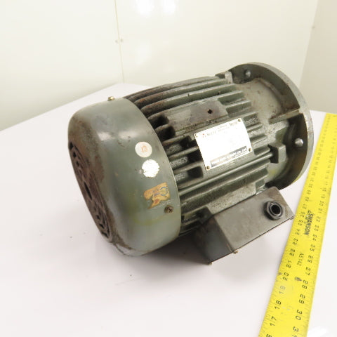 TECO AEVC 5HP AC Electric Motor 230/460V 3Ph 112M Frame 1730RPM