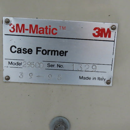 3M 29500 Case Former Bottom Flap Folder Packaging Station with Casters