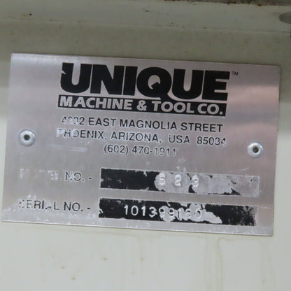 Unique Machine & Tool Co. 523 23 Spindle Boring Machine 2HP 115/230V 1Ph