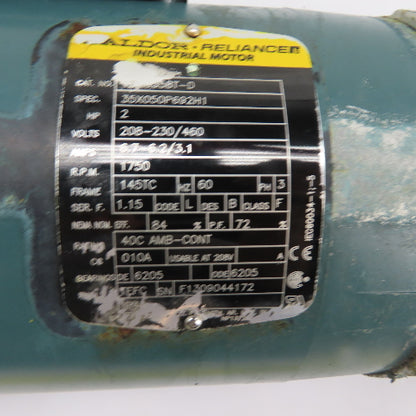 Dodge Tigear 26A15L14 2HP Gear Motor 208-230/460V 3Ph 15:1 Ratio 145TC Frame