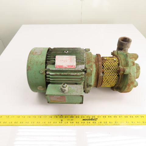 Teel 3P606 Style 3HP Centrifugal Pump 230/460V 3Ph 3525RPM Tested