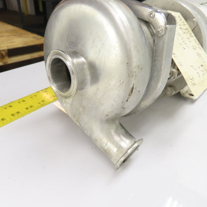 Baldor C11414 2HP Sanitary Centrifugal Pump 208-230/460V 3Ph 3450RPM