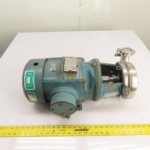 Tri-Clover C216MD18T-S-5-36 5HP SS Sanitary Centrifugal Pump 230/460V 3Ph